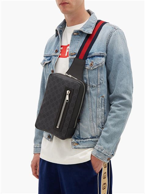 gucci men's waist bag|gucci crossbody bag for men.